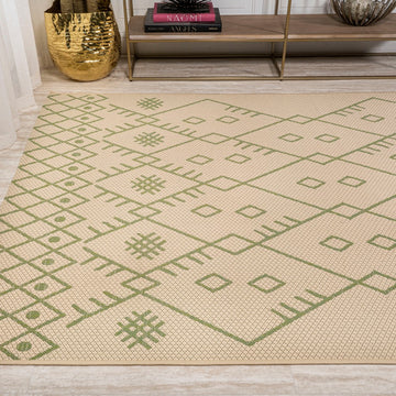 Boho Moroccan Indoor/outdoor Area Rug